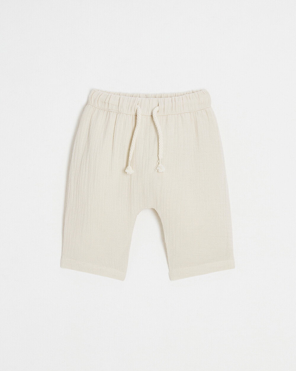 Cotton gauze pants Beige colour Natalys