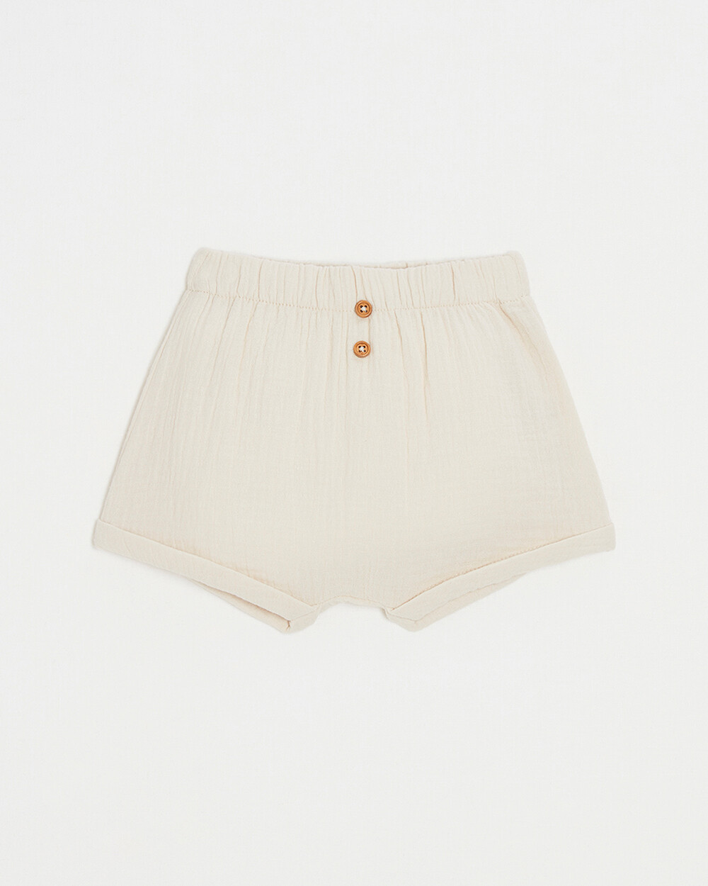 Cotton gauze shorts Beige colour Natalys