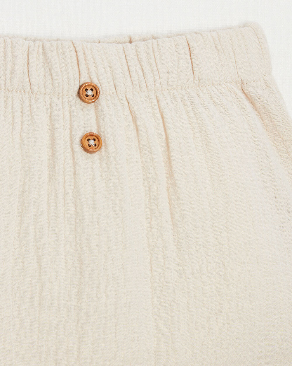 Cotton gauze shorts Beige colour Natalys
