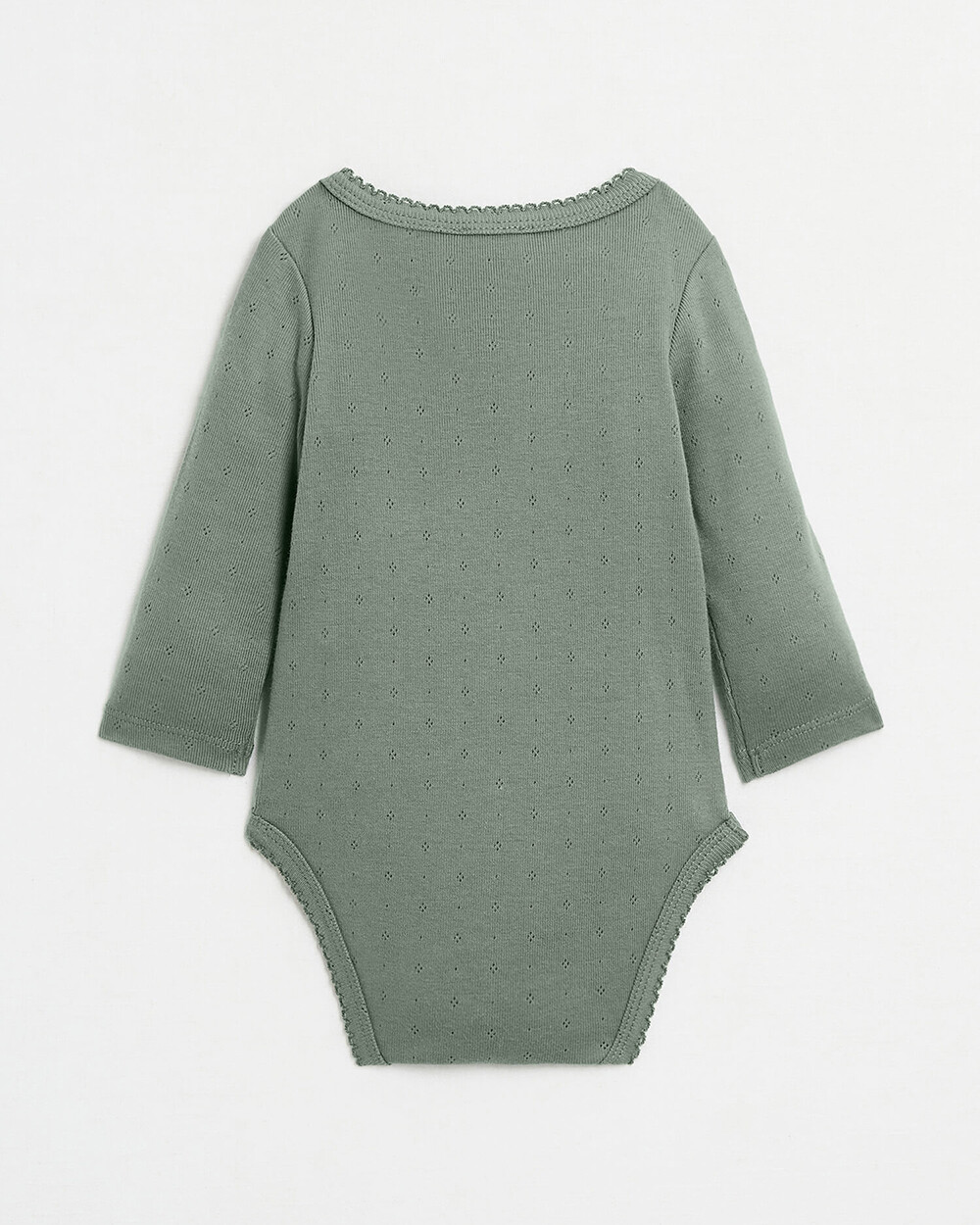 Fancy crossed bodysuit Grey-green colour Natalys