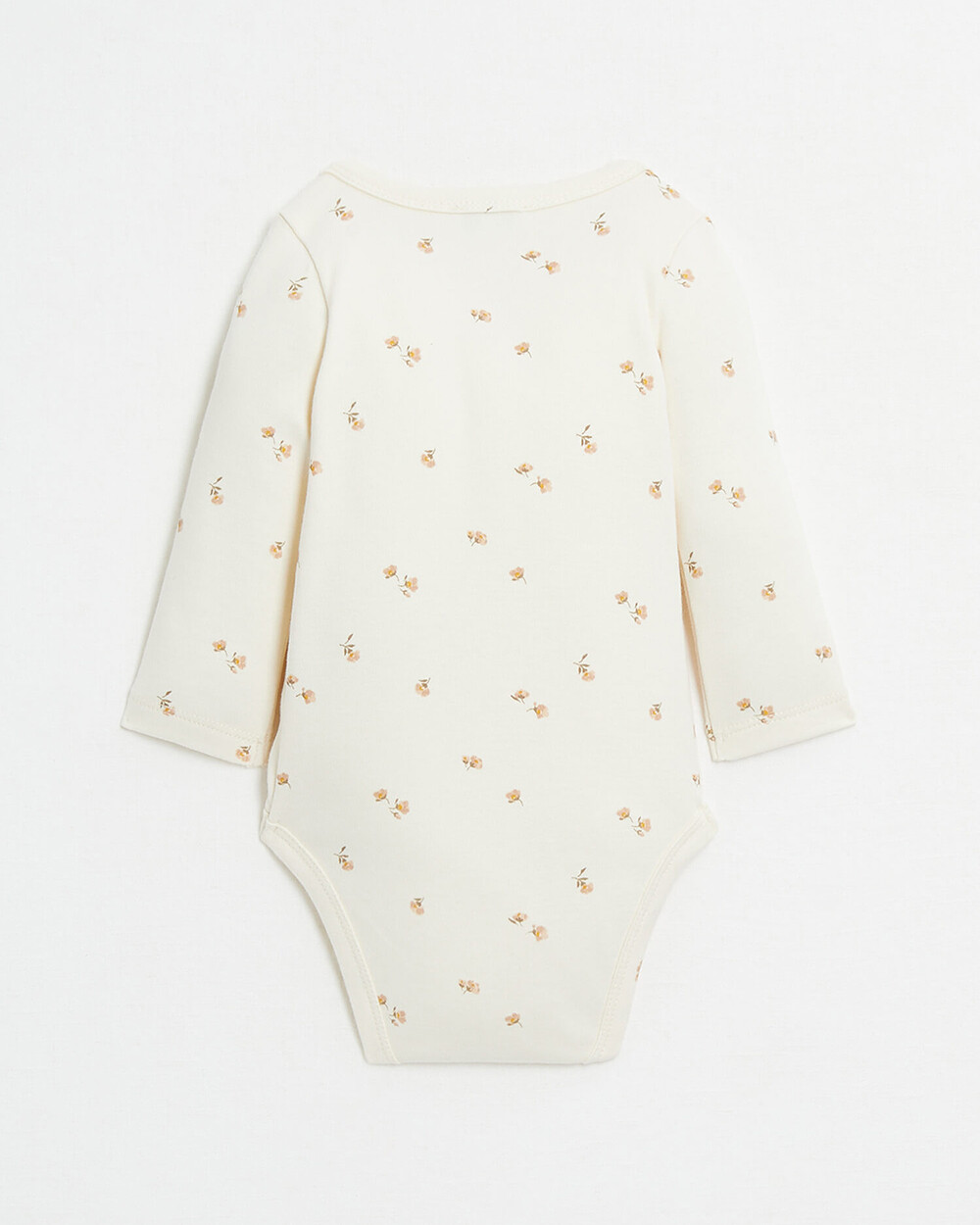 Crossed long-sleeved bodysuit Floral print  Natalys