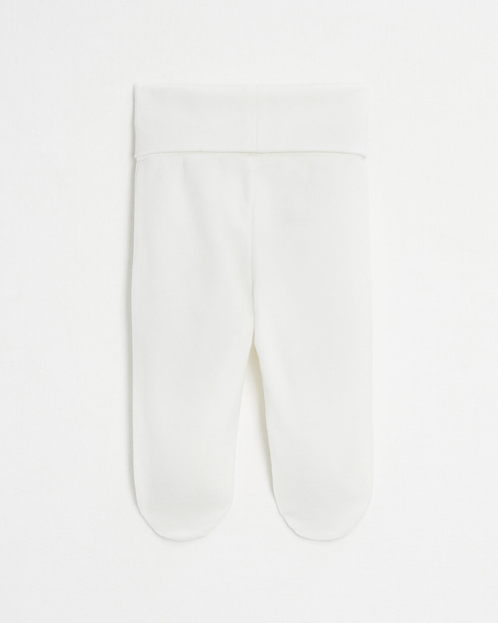 Velvet footed pants Off-white colour  Natalys