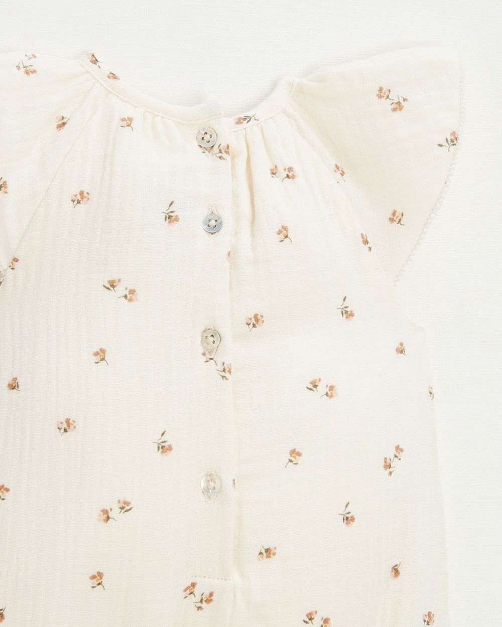Cotton gauze jumpsuit Floral print  Natalys