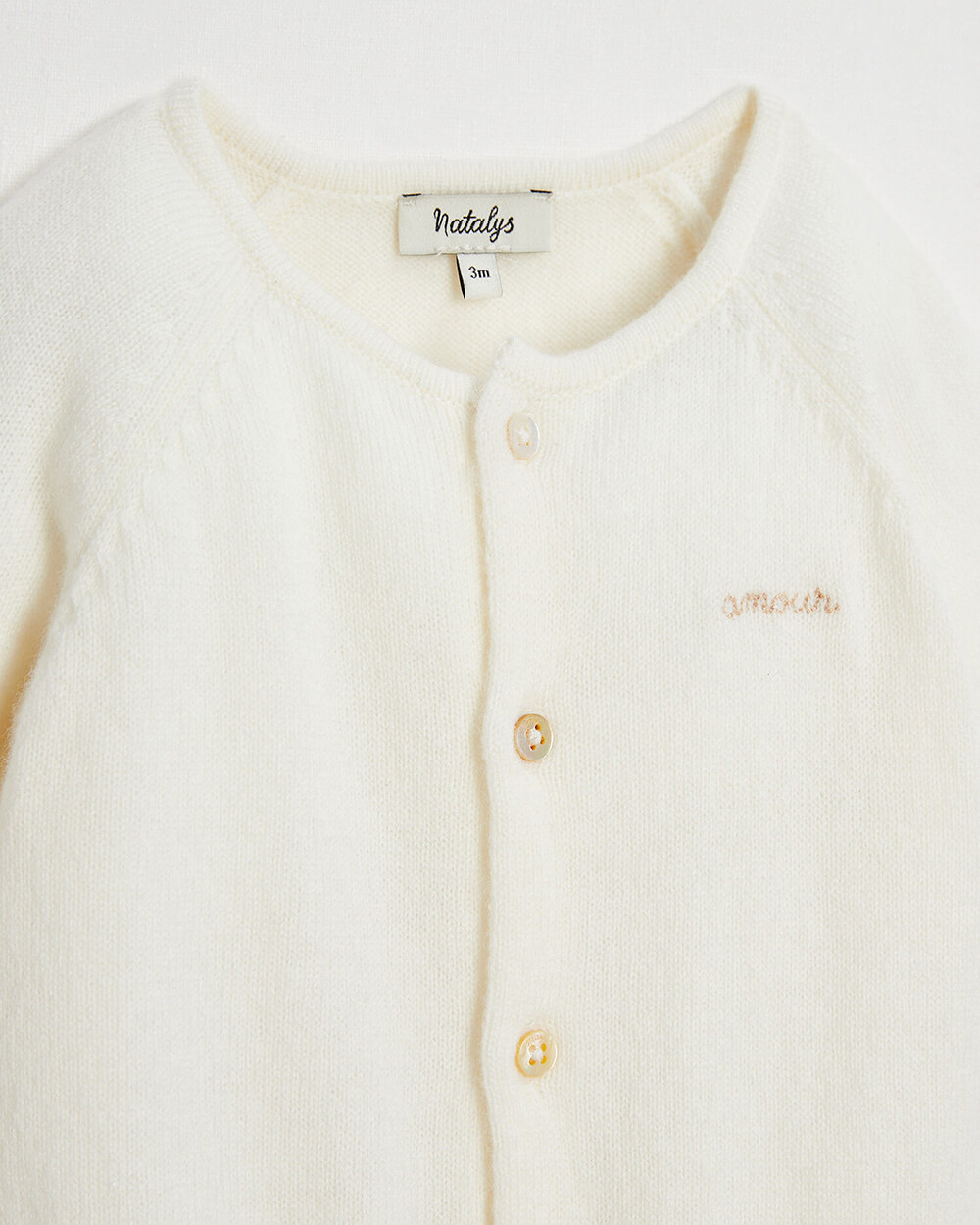 Cashmere knitted jumpsuit Off-white colour  Natalys