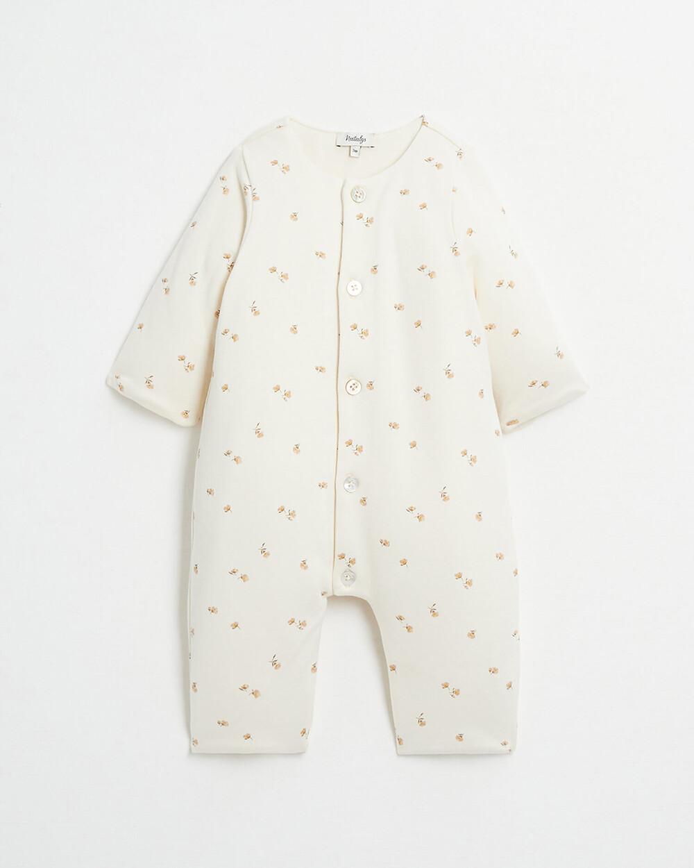 Footless long jumpsuit Floral print  Natalys
