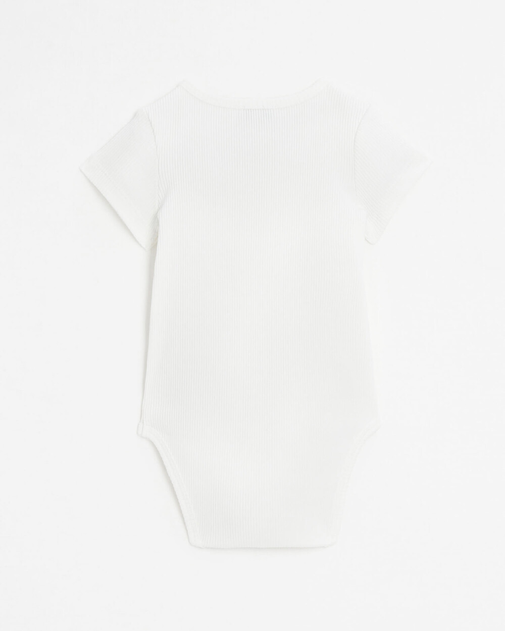Crossed short-sleeved bodysuit Off-white colour  Natalys