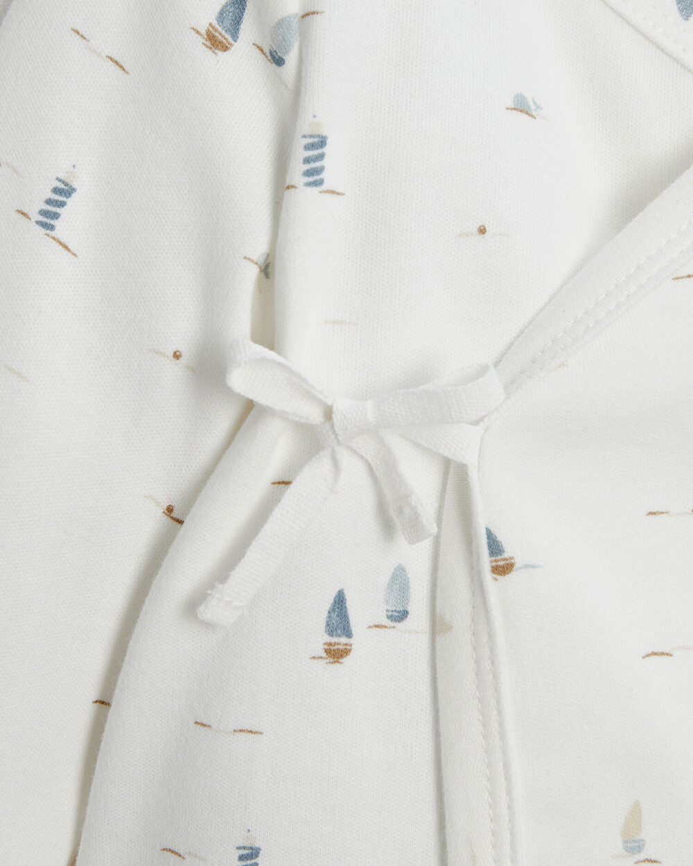 Crossed bra Boat print  Natalys