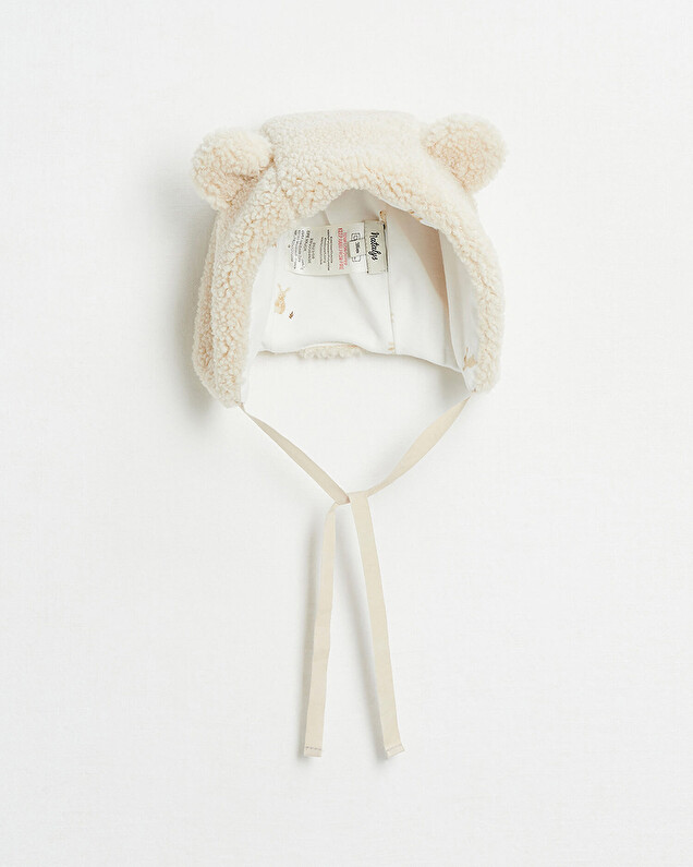 Faux fur hat Natural colour  Natalys