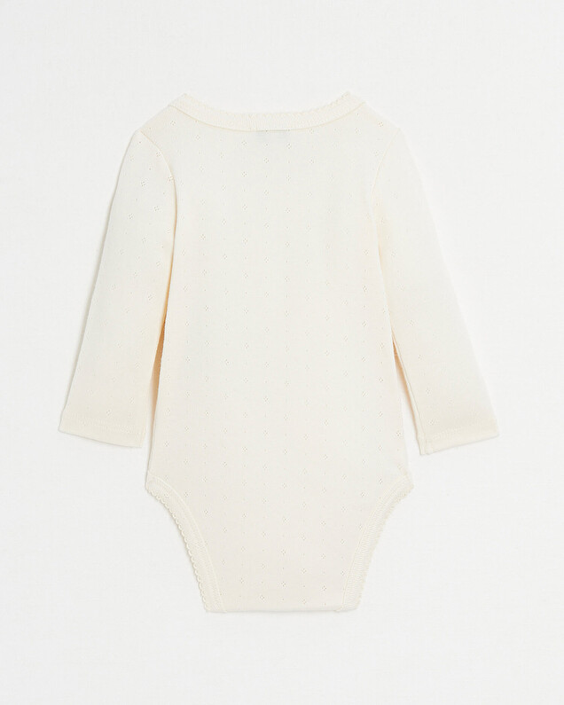Fancy crossed bodysuit Chalk colour  Natalys