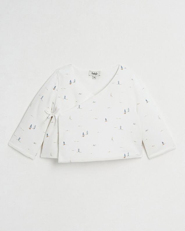 Crossed bra Boat print  Natalys
