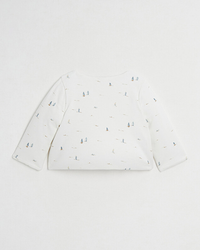 Crossed bra Boat print  Natalys