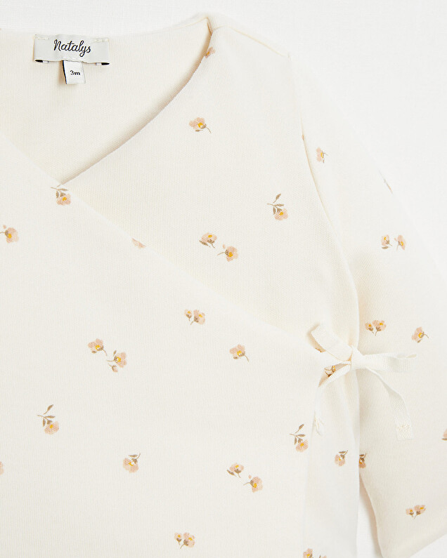 Crossed bra Floral print  Natalys