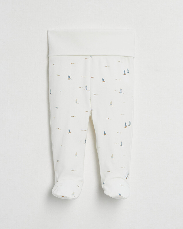 Footed pants Boat print  Natalys