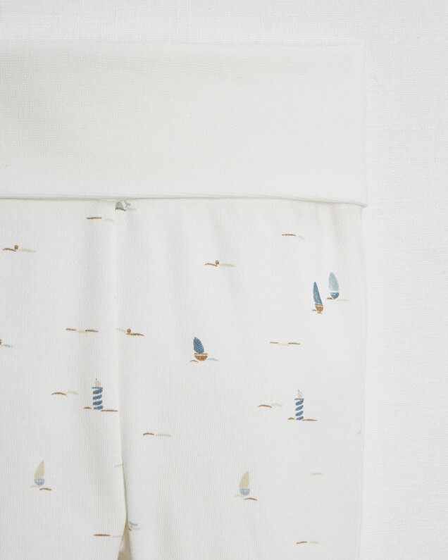 Footed pants Boat print  Natalys