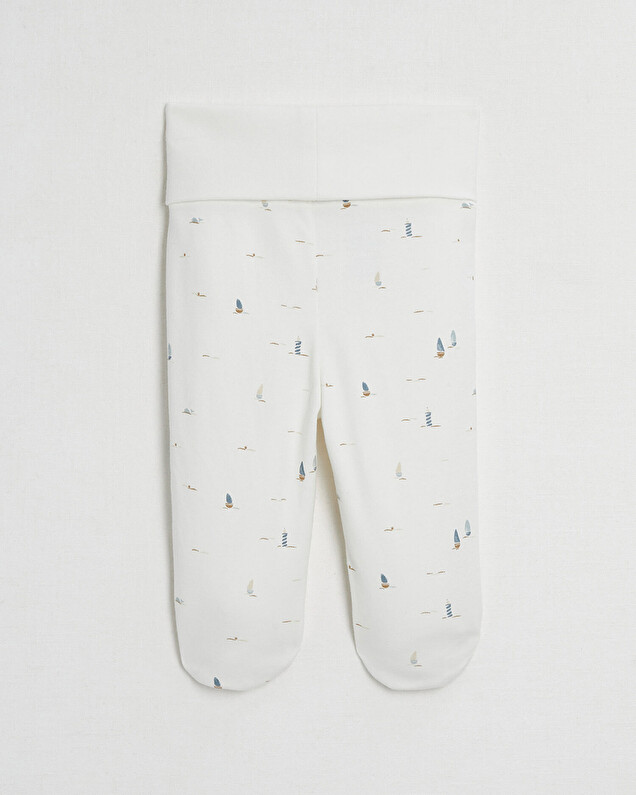 Footed pants Boat print  Natalys