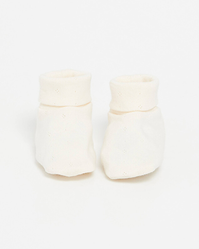 Fancy openwork slippers Chalk colour  Natalys