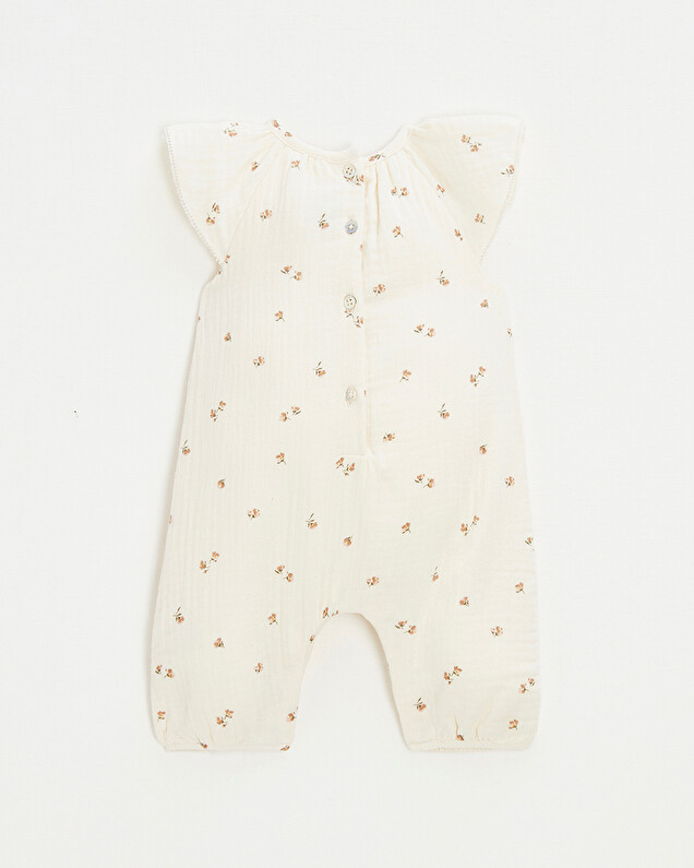 Cotton gauze jumpsuit Floral print  Natalys