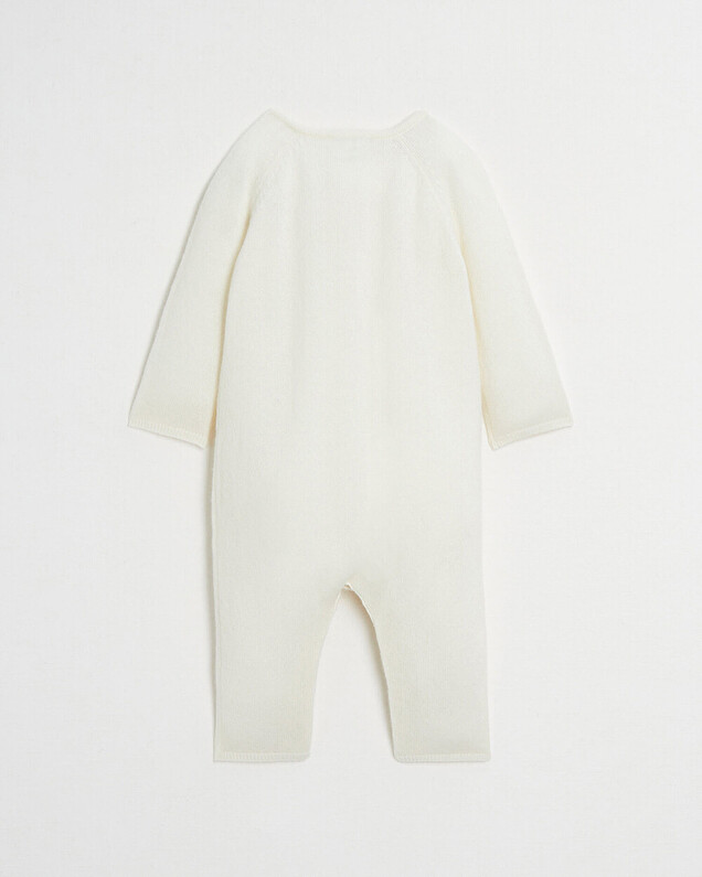 Cashmere knitted jumpsuit Off-white colour  Natalys