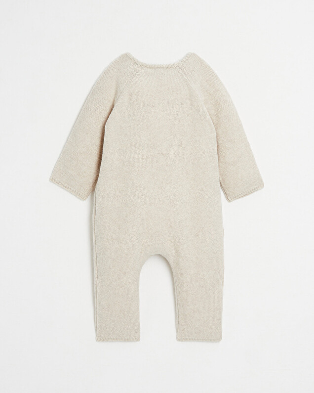 Knitted jumpsuit Mottled beige colour  Natalys