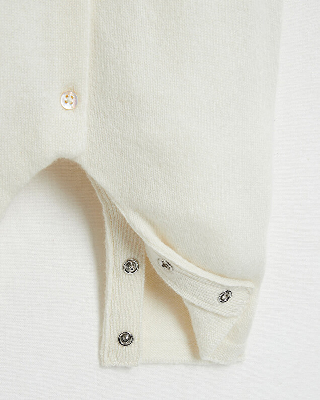 Cashmere knitted jumpsuit Off-white colour  Natalys