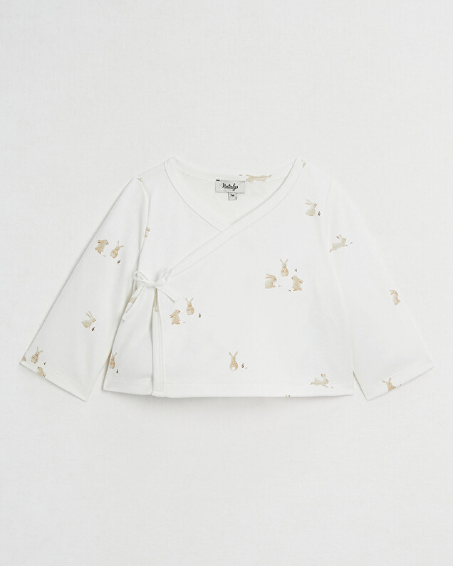 Crossed bra Bunny print  Natalys