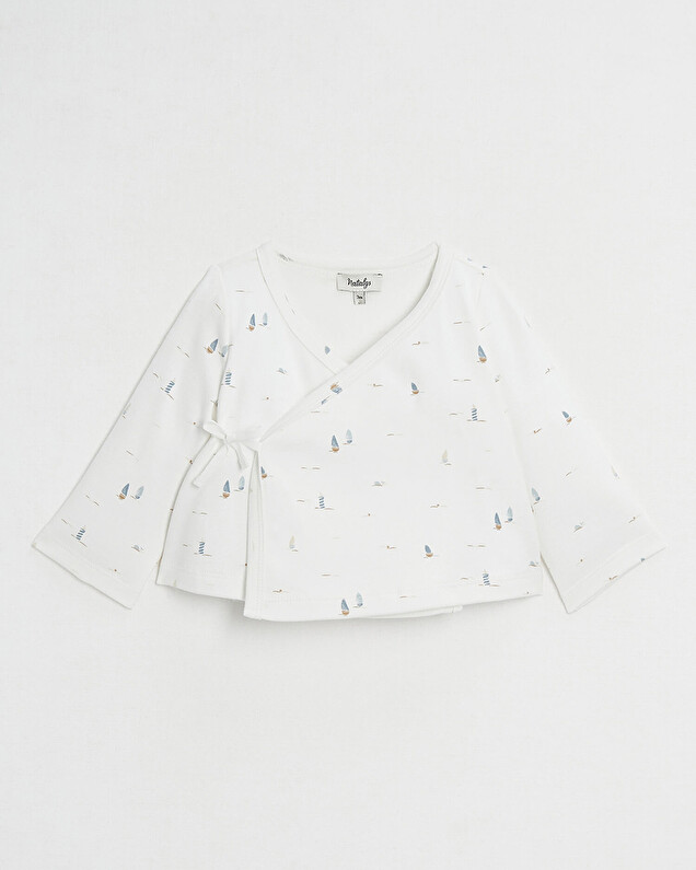 Crossed bra Boat print  Natalys