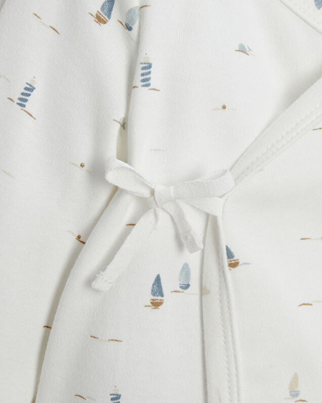 Crossed bra Boat print  Natalys