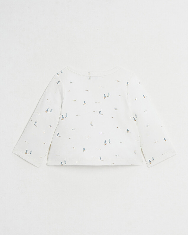 Crossed bra Boat print  Natalys