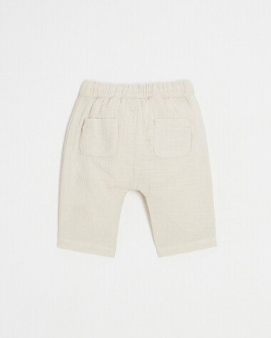 Cotton gauze pants Beige colour  Natalys