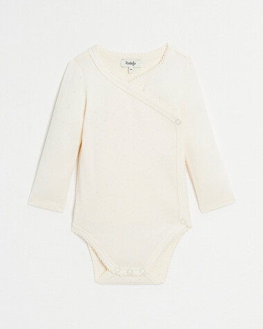 Fancy crossed bodysuit Chalk colour  Natalys