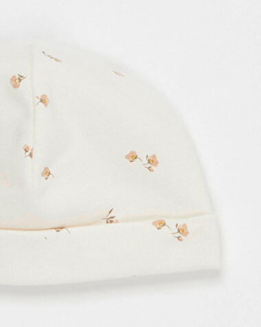 Newborn hat Floral print  Natalys