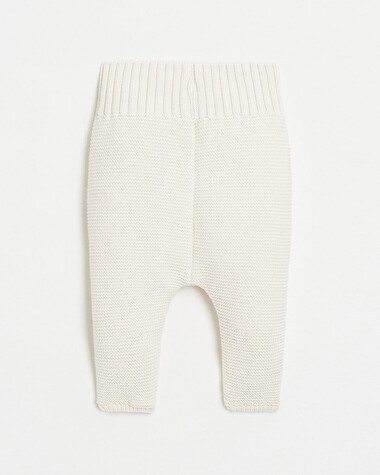 Footless knitted pants Off-white colour  Natalys