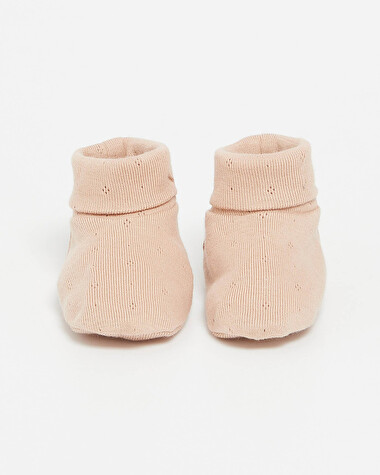 Fancy openwork slippers Pink colour  Natalys