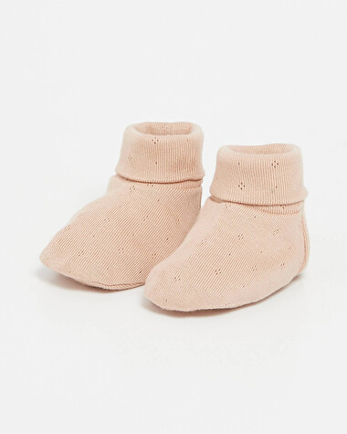 Fancy openwork slippers Pink colour  Natalys