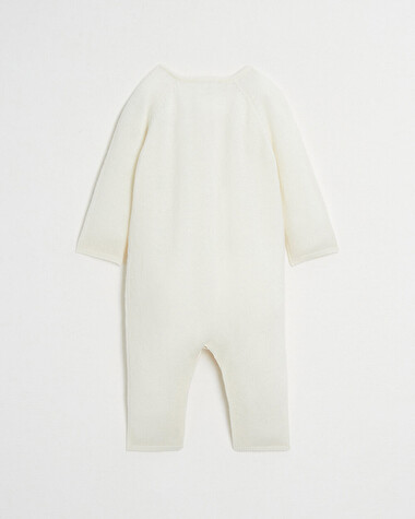 Cashmere knitted jumpsuit Off-white colour  Natalys