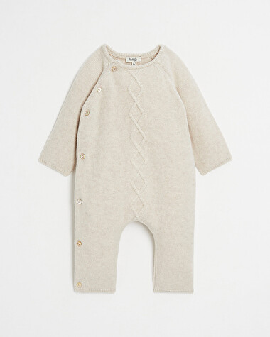 Knitted jumpsuit Mottled beige colour  Natalys