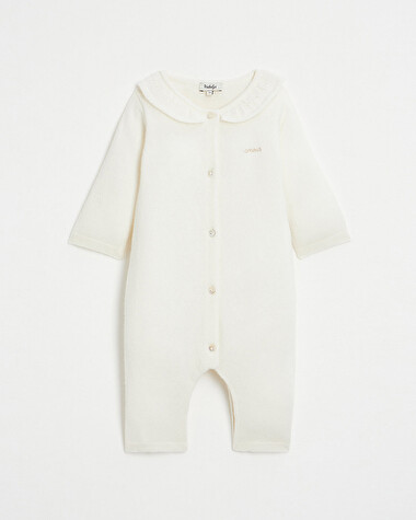 Cashmere knitted jumpsuit Off-white colour  Natalys