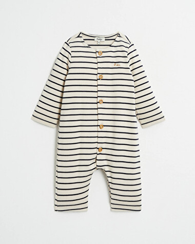 Striped jumpsuit Natural colour  Natalys