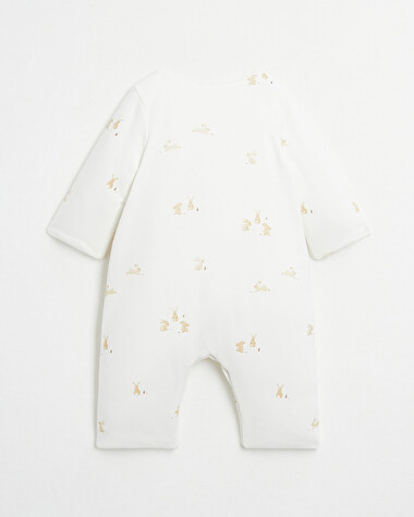 Footless long jumpsuit Bunny print  Natalys