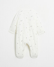 Velvet onesie Boat print  Natalys