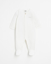 Velvet onesie Off-white colour  Natalys