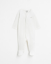 Love embroidered onesie Off-white colour  Natalys