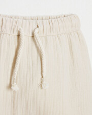 Cotton gauze pants Beige colour Natalys