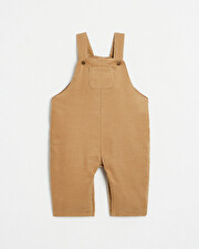 Velvet long overalls Camel colour  Natalys