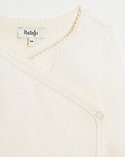 Fancy crossed bodysuit Chalk colour Natalys