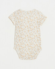 Short-sleeved bodysuit Floral print  Natalys