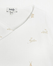 Crossed bra Bunny print  Natalys