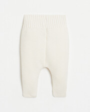 Footless knitted pants Off-white colour  Natalys