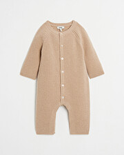 Merino wool jumpsuit Camel colour  Natalys