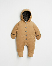 Velvet snow swuit Camel colour  Natalys